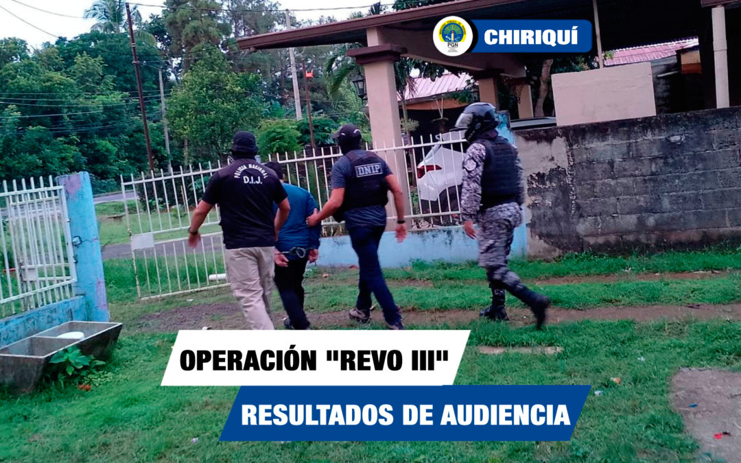 Cuatro personas con detención provisional por robo y hurto de vehículos en Chiriquí