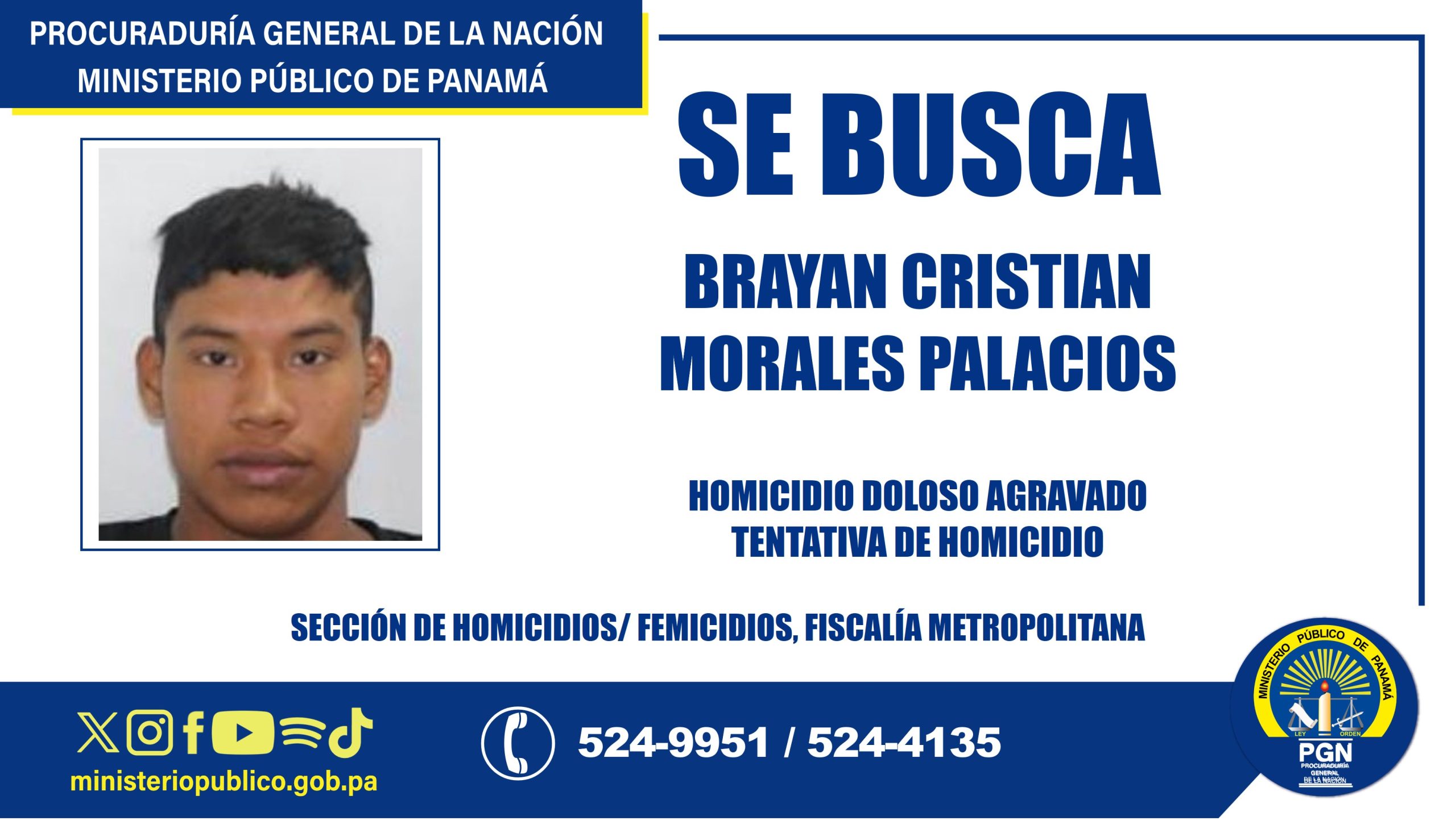 Sección de Homicidio y Femicidio solicita la colaboración de la ciudadanía