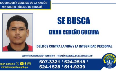 Sección de Homicidio de San Miguelito requiere apoyo para ubicar a un hombre por tentativa de homicidio