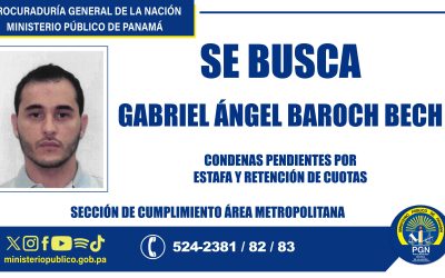 Sección de Cumplimiento del Área Metropolitana solicita colaboración para dar con el paradero de una persona