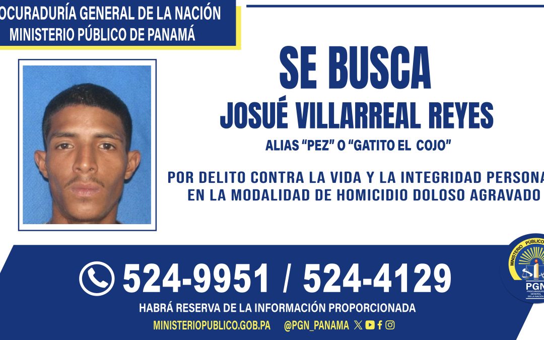 Se solicita la colaboración de la ciudadanía para dar con el paradero de alias “Pez”