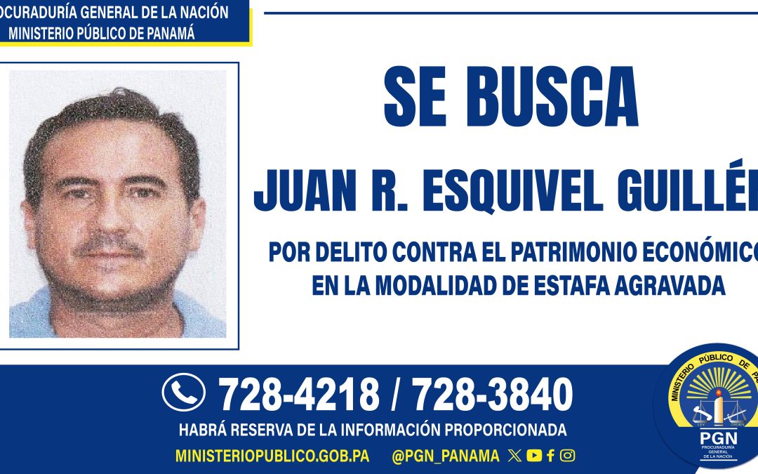 En Chiriquí se solicita colaboración a la ciudadanía para dar con la ubicación de una persona vinculada con el delito de estafa