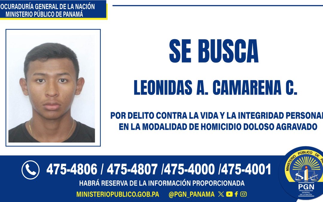Fiscalía de Colón busca a hombre requerido por el delito de homicidio doloso agravado