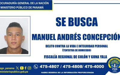 Lo buscan por su vinculación al delito de tentativa de homicidio en Colón