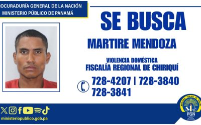 Se solicita colaboración para ubicar a una persona investigada por violencia doméstica