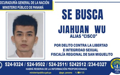 MP solicita apoyo de la ciudadanía para ubicar a un hombre apodado “Cisco” por delitos sexuales