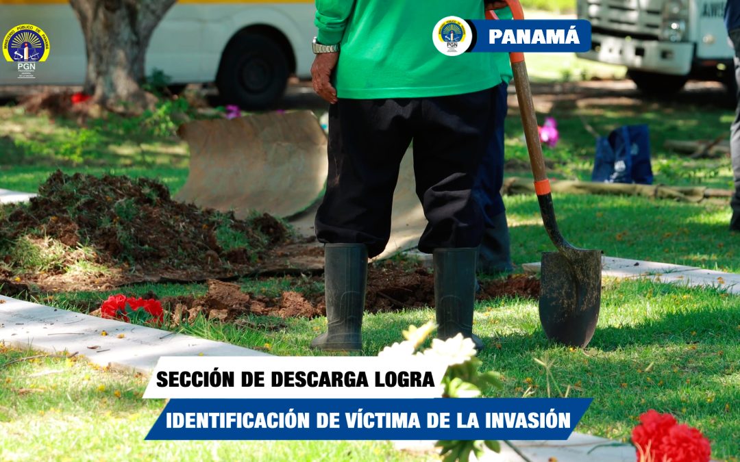 La Sección de Descarga logra la identificación de otra víctima de la invasión