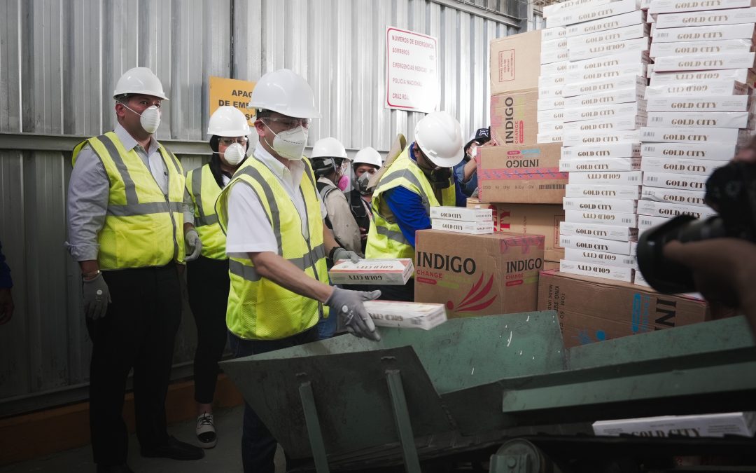 PGN participó de acto de destrucción de mercancía de contrabando en Panamá Norte