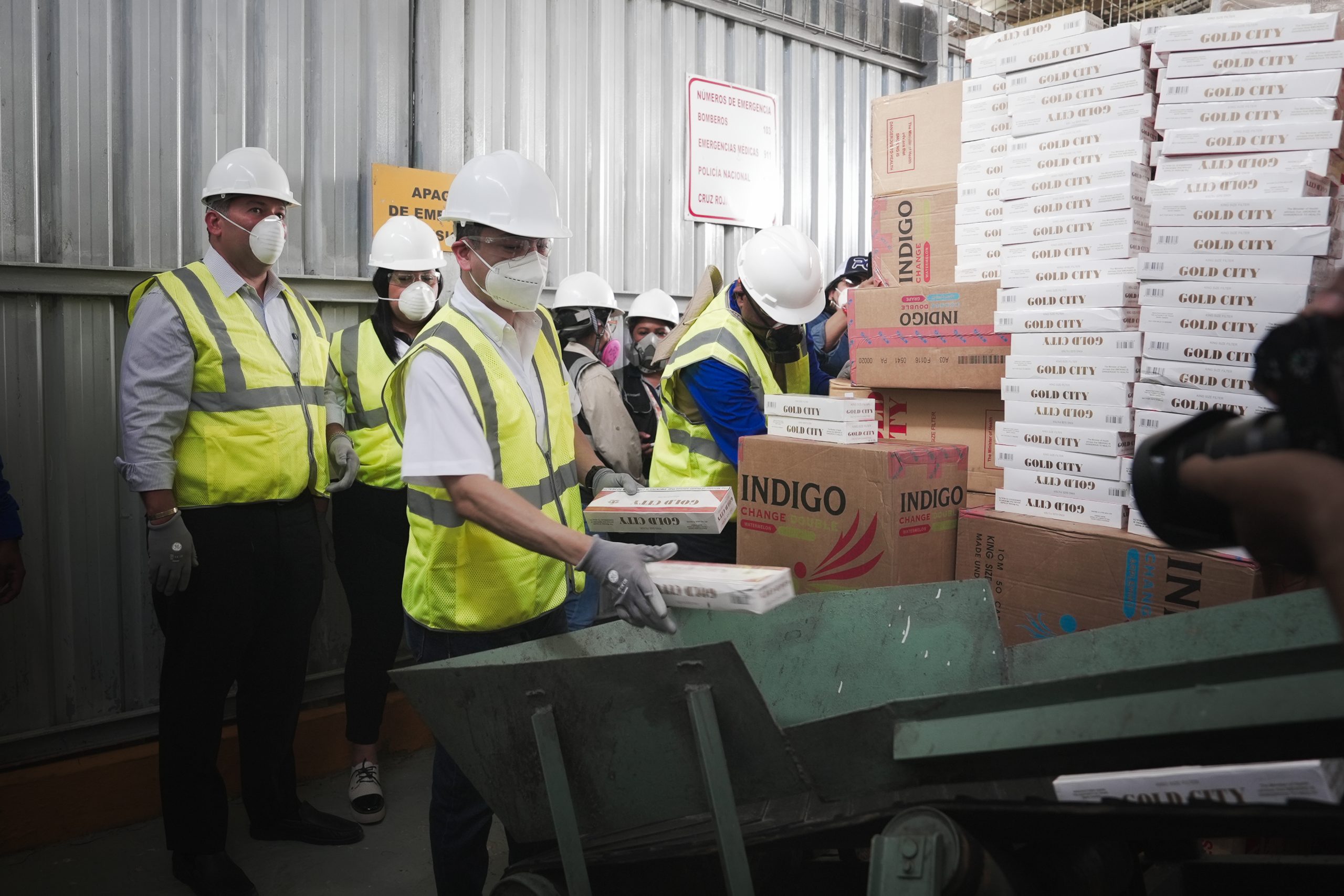 PGN participó de acto de destrucción de mercancía de contrabando en Panamá Norte