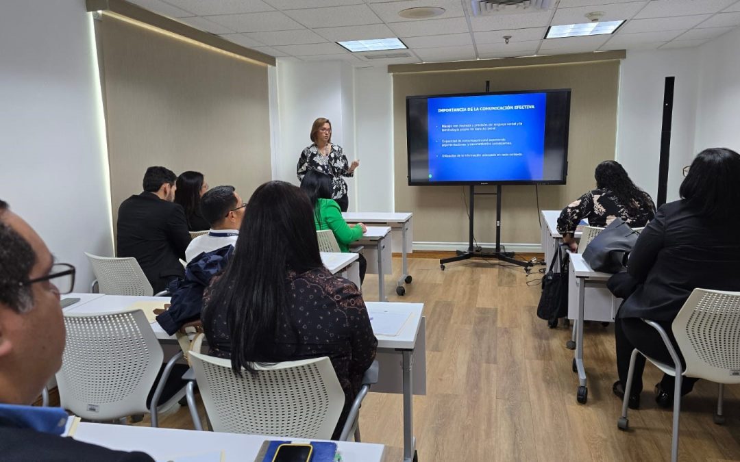 Se realiza taller de litigación en audiencias multipropósitos