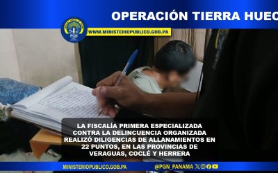 La Fiscalía Especializada contra la Delincuencia Organizada aprehende a 9 personas en la operación “Tierra Hueca”