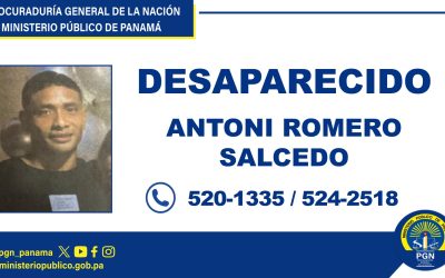 Se solicita colaboración para ubicar a una persona