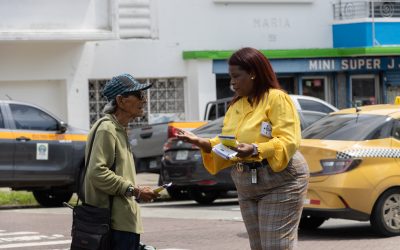 SENAPASC realiza volanteo en los predios del Parque Porras