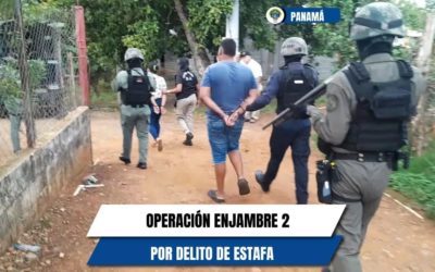 Mediante la operación “Enjambre 2” aprehenden a 12 personas por el delito de estafa