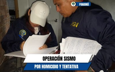 Mediante Operación Sismo se logra la aprehensión de 6 personas por delitos contra la vida y la integridad personal