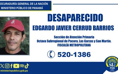 Se solicita apoyo de la ciudadanía para ubicar a persona desaparecida