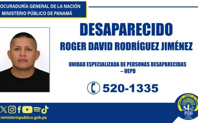 Se solicita apoyo de la ciudadanía para ubicar a persona desaparecida