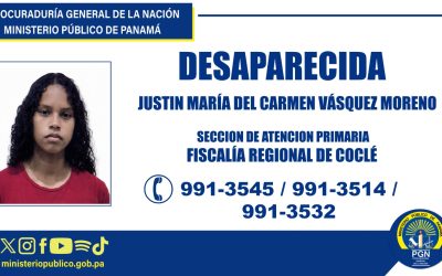 Se solicita apoyo de la ciudadanía para ubicar a persona desaparecida