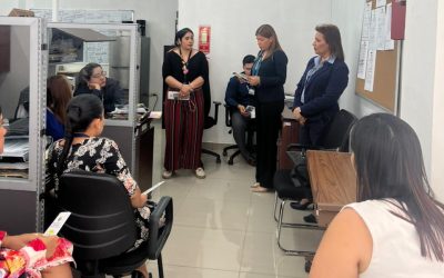 La Secretaria Nacional de Métodos Alternos de Solución de Conflictos realiza recorrido en Chiriquí