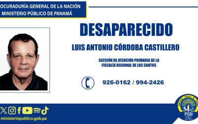Se solicita apoyo de la ciudadanía para ubicar a persona desaparecida.