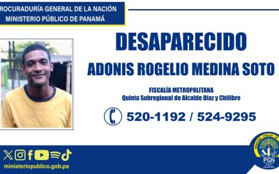 Se solicita apoyo de la ciudadanía para ubicar a persona desaparecida.