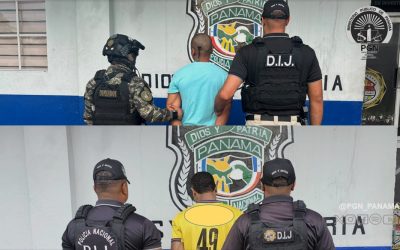 Fiscalía de Colón aprehende a dos ciudadanos presuntamente vinculados a homicidios y tentativa de homicidios
