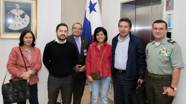 Llegada del Fiscal General de Colombia, Néstor Humberto Martínez Neira.