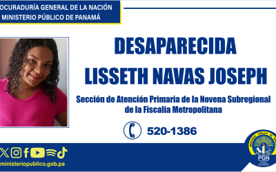 Se solicita colaboración para ubicar a una persona desaparecida