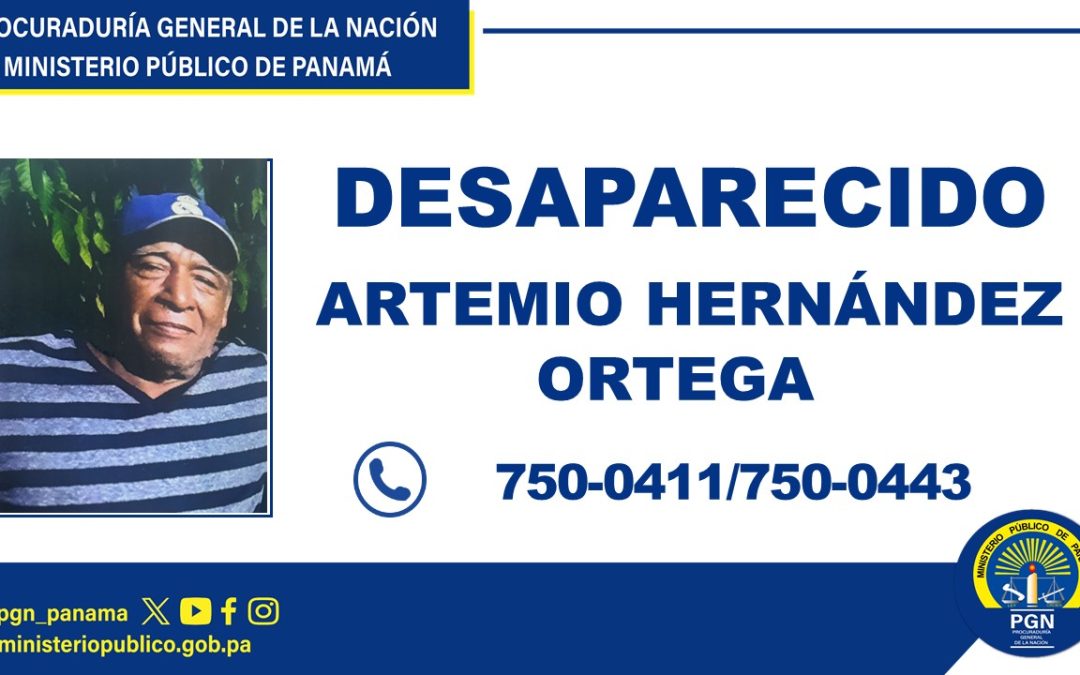 Se pide colaboración para ubicar a una persona desaparecida en Bocas del Toro