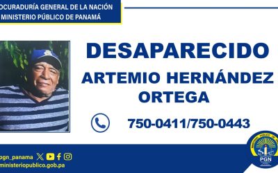 Se pide colaboración para ubicar a una persona desaparecida en Bocas del Toro