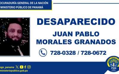 Se pide colaboración para ubicar a una persona desaparecida en Bugaba  