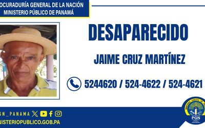 Se solicita la cooperación para ubicar a una persona desaparecida