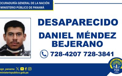 Se solicita colaboración para ubicar a una persona desaparecida en David