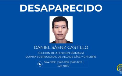 Se solicita apoyo de la ciudadanía para ubicar a persona desaparecida.