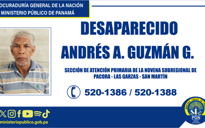 Se solicita colaboración para ubicar a una persona desaparecida