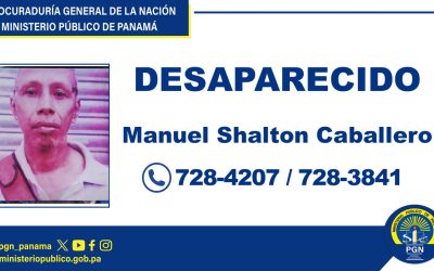 Fiscalía Regional de Chiriquí solicita colaboración para ubicar a persona desaparecida