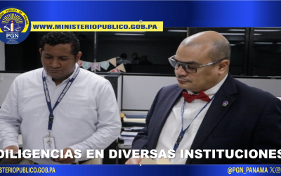 Para ubicar información Ministerio Público realiza diligencias en diversas instituciones
