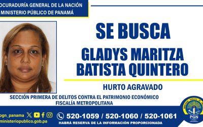 Se solicita a la ciudadanía su colaboración para ubicar a mujer investigada por hurto