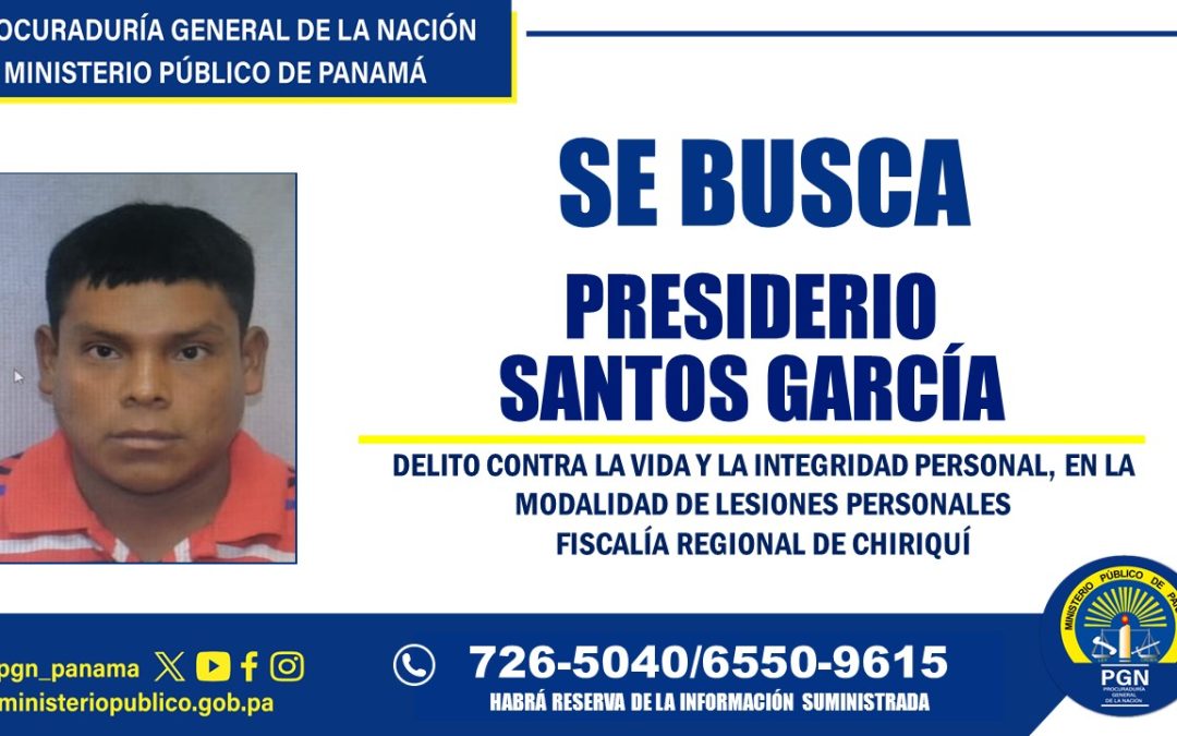 Piden colaboración para ubicar a una persona por el delito de lesiones personales