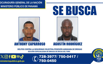 Se solicita a la ciudadanía colaboración para ubicar a dos hombres por posesión agravada de drogas