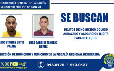 MP solicita colaboración para ubicar a dos sujetos por homicidio de comerciante en Chitré