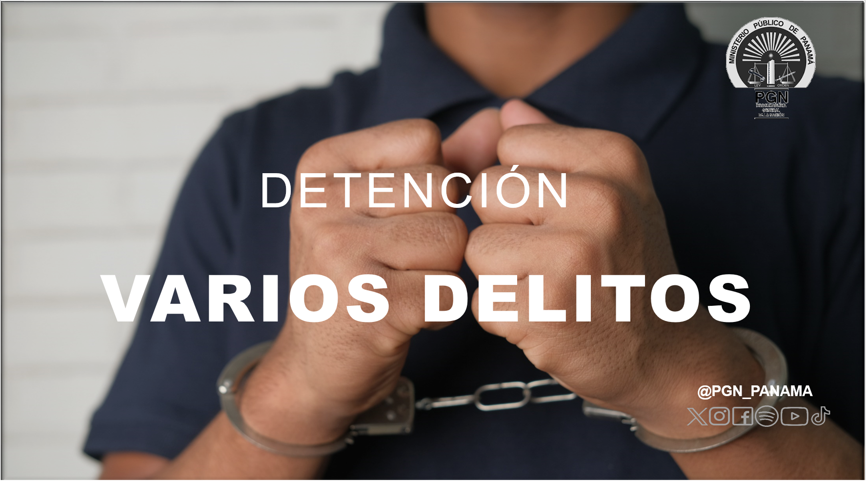 Confirman detención provisional para siete adultos imputados por varios delitos